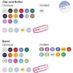 Colores componentes bolígrafo BIC Media Clic