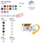 Colores Bolígrafos BIC Media Clic Grip Digital