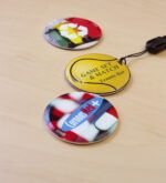 Memorias USB redondas coin card personalizadas
