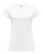 Camiseta JHK White Long mujer TSRLCMFWLT  Laduda Publicidad