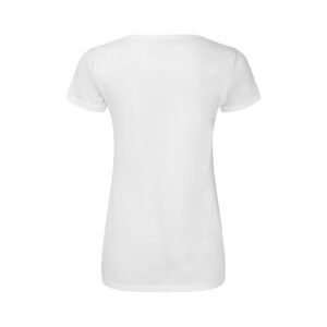 Camiseta Mujer Blanca Iconic V-Neck Makito 1319 personalizada Laduda Publicidad 1319-000-1