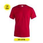 Camiseta Adulto Color "keya" MC130 ROJO KEYA Laduda personalizados 5855-003-P