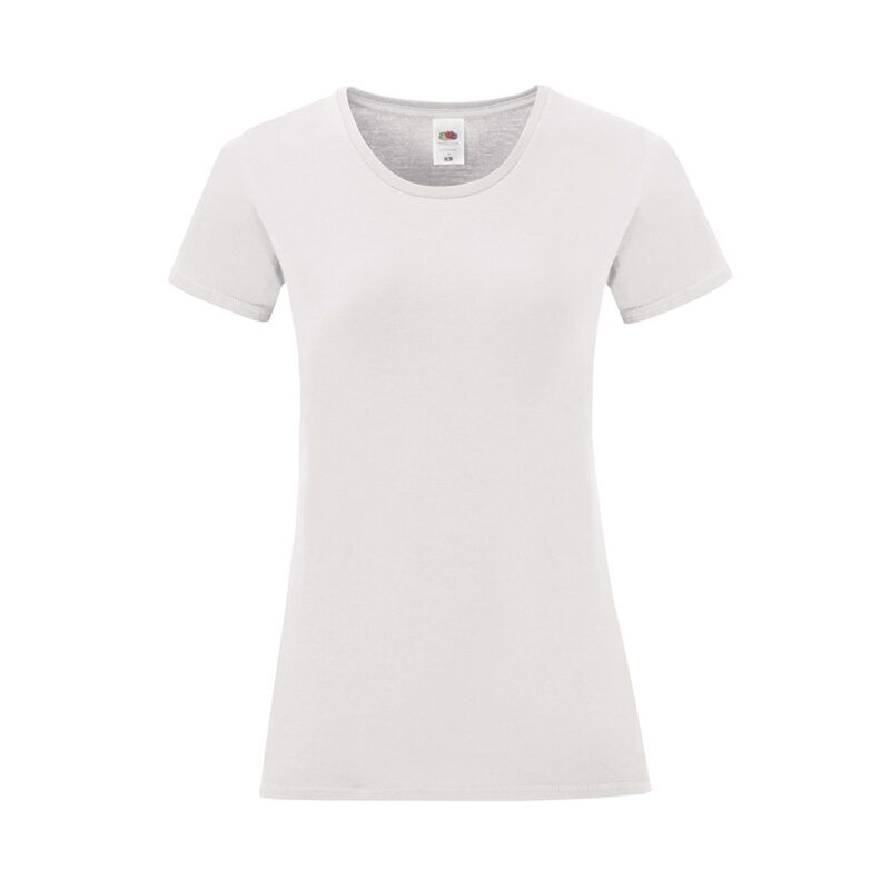 Camiseta Mujer Blanca Iconic BLANCO Makito Laduda personalizados 1317-001-P