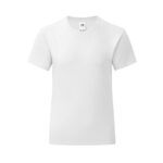 Camiseta Niña Blanca Iconic BLANCO Makito Laduda personalizados 1321-001-P