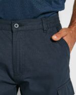 Roly - AMAZONAS 6715_55_3_1 pantalón corto con bolsillos laterales con tapetas detalle 1