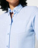 Roly - OXFORD WOMAN 5068_10_3_1 camisa de manga larga de mujer entallada detalle 1