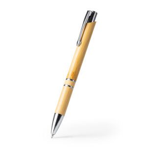 Stamina - BESKY Bolígrafo de bambú y pulsador en acabado metalizado personalizados laduda publicidad 8093_29_1_1