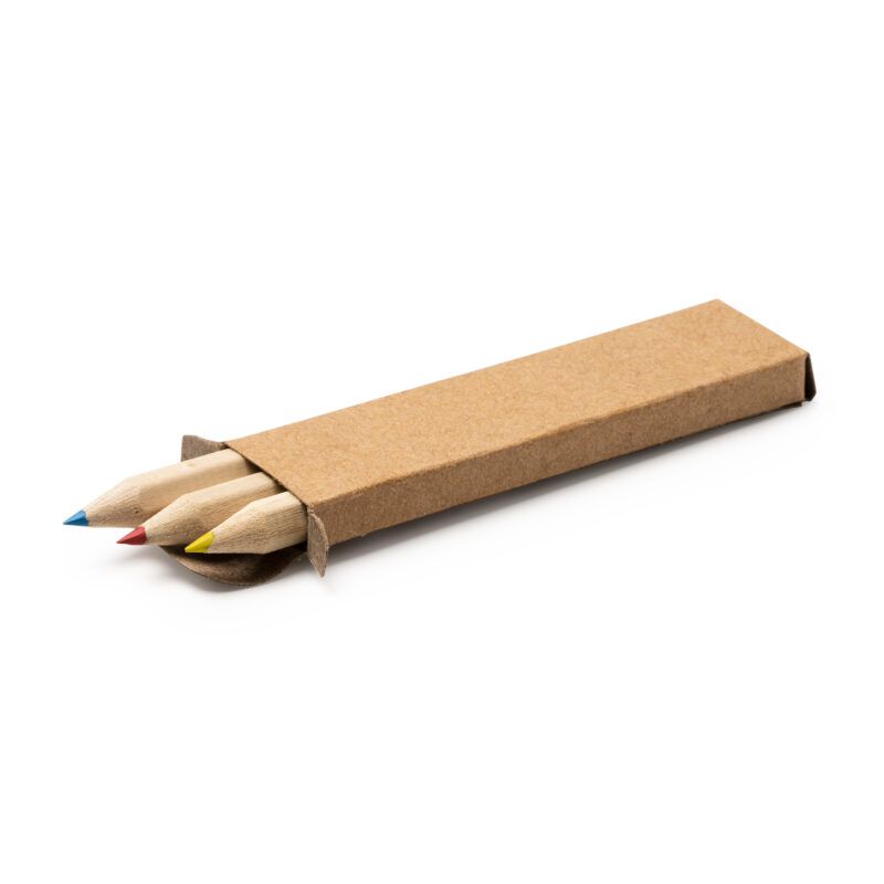 Stamina - DENOK Set 3 lápices de colores en caja de cartón reciclado personalizado laduda publicidad 7997_29_3_1