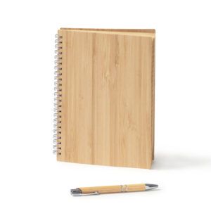 Stamina - GALA Set libreta A5 y bolígrafo de bambú personalizados laduda publicidad 8082_29_1_1