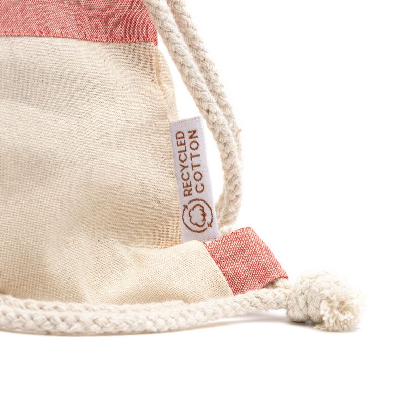 Stamina - LUANDA Mochila de cordones de algodón reciclado y natural personalizado laduda publicidad 7091_60_3_1
