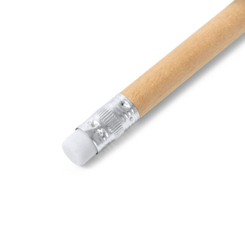 Stamina - MATA Mini lápiz de madera en acabado natural con goma personaliza laduda publicidad 8003_29_3_3
