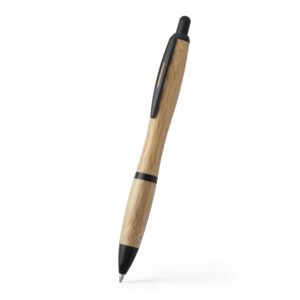 Stamina - SAGANO Bolígrafo con pulsador realizado en bambú personalizados laduda publicidad 8031_02_1_1