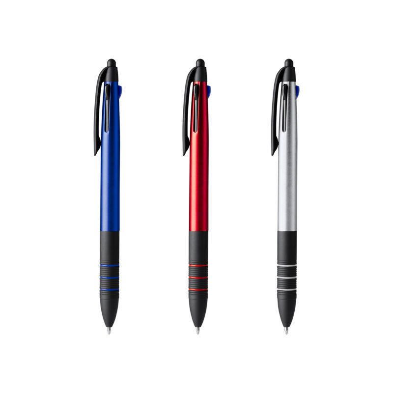 Stamina - SANDUR Bolígrafo de 3 tintas con pulsador retráctil personaliza laduda publicidad 8098_60_3_3