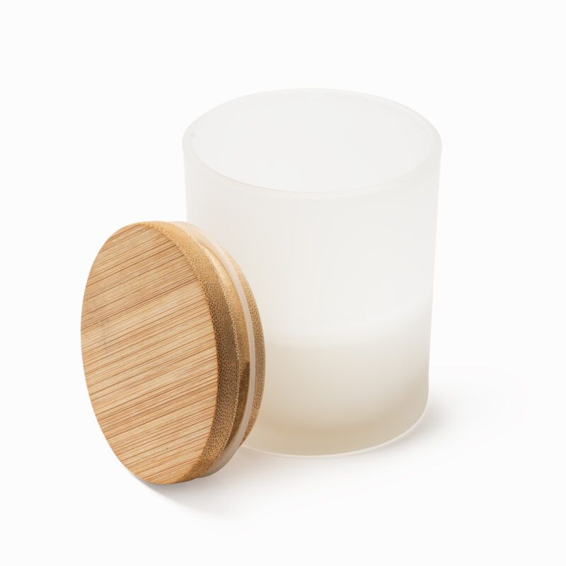 Stamina - VANILA Vela aromática en vaso de cristal con tapa de bambú personalizado laduda publicidad 1315_29_3_1