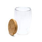 Stamina - VERTUS Vaso de cristal borosilicato y tapa de bambú personalizados laduda publicidad 4133_00_1_1
